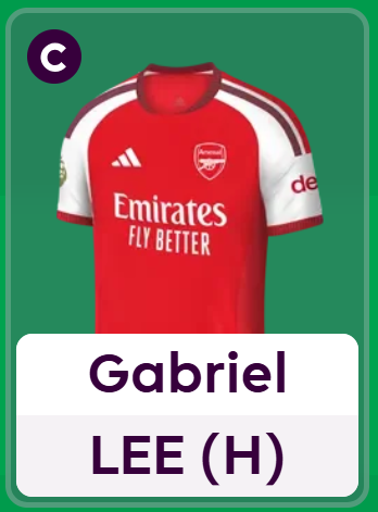 FPLStatsShark's tweet photo. Is Gabriel a genuine captaincy alternative? 👀

My model has Haaland v LIV (A):
⚽ Score 53%
⚽⚽ Score 2+ 18%

Gabriel v LEE (H):
🧤 ARS CS 46%
🛡️ CB DEFCON hit rate v Leeds 83%
⚽ Score 14%

Only 5 GWs of data, but Gabriel’s floor + multiple routes to points are tempting. #FPL https://t.co/6eF4OINRHE