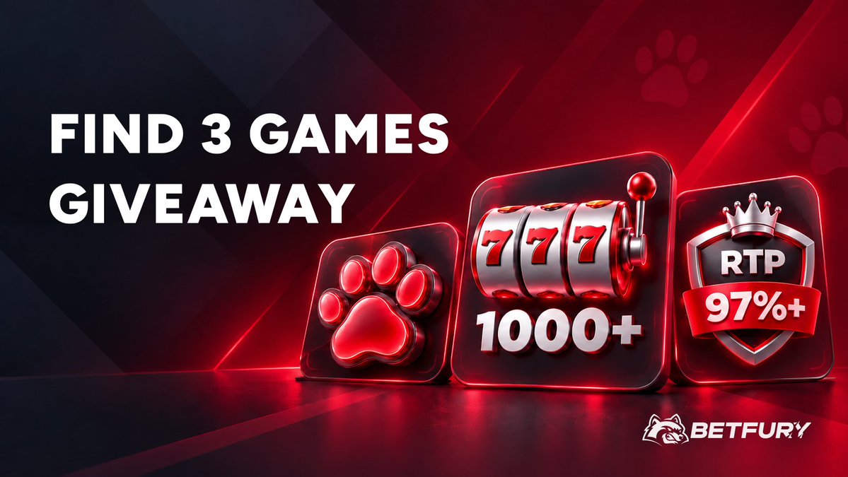 betfury_gaming's tweet photo. CAN YOU FIND ALL 3? PROVE IT &amp; WIN 100 FS

Find:
1️⃣ a game with an animal in the title
2️⃣ a game with 1000+ ways
3️⃣ a game with RTP over 97%

Start your search ➤ https://t.co/qzl0BtMlEv

Drop the game names + your username below 👇
🏆 5 #winners × 100 #FS | Draw: Oct 9 https://t.co/wP00XcD1nj