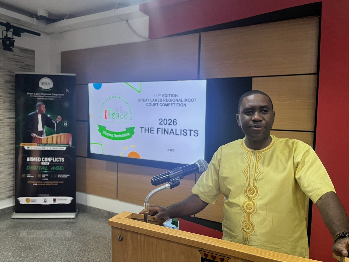 iPeace_GL's tweet photo. #HappeningNow 

The moment is almost here! In just a few minutes, we will know which universities will face each other in tomorrow’s Grand Final at Strathmore University  @StrathU. The students are excited and eager to discover the finalists! 

#GLRTP2026 #PRFGL2026 #IHL #HumanRights #MootCourt