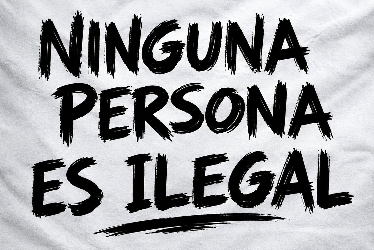 EsclavizadosRD's tweet photo. Ninguna persona es ilegal. Ni en el mundo ni en República Dominicana. Una situación migratoria puede ser regular o irregular, pero nunca convierte a una persona en ilegal. Migrar no es un delito. Los derechos humanos y la dignidad no dependen de la nacionalidad. https://t.co/s6J6fI2TCq