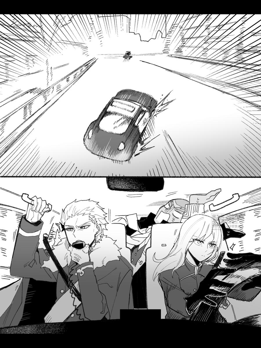 pantaro1945's tweet photo. 【偽術主従陣営】ｳﾞｪﾗさんの運転が荒いと嬉しい
※一部トレス
※ミームネタ https://t.co/EBXMk0lfID