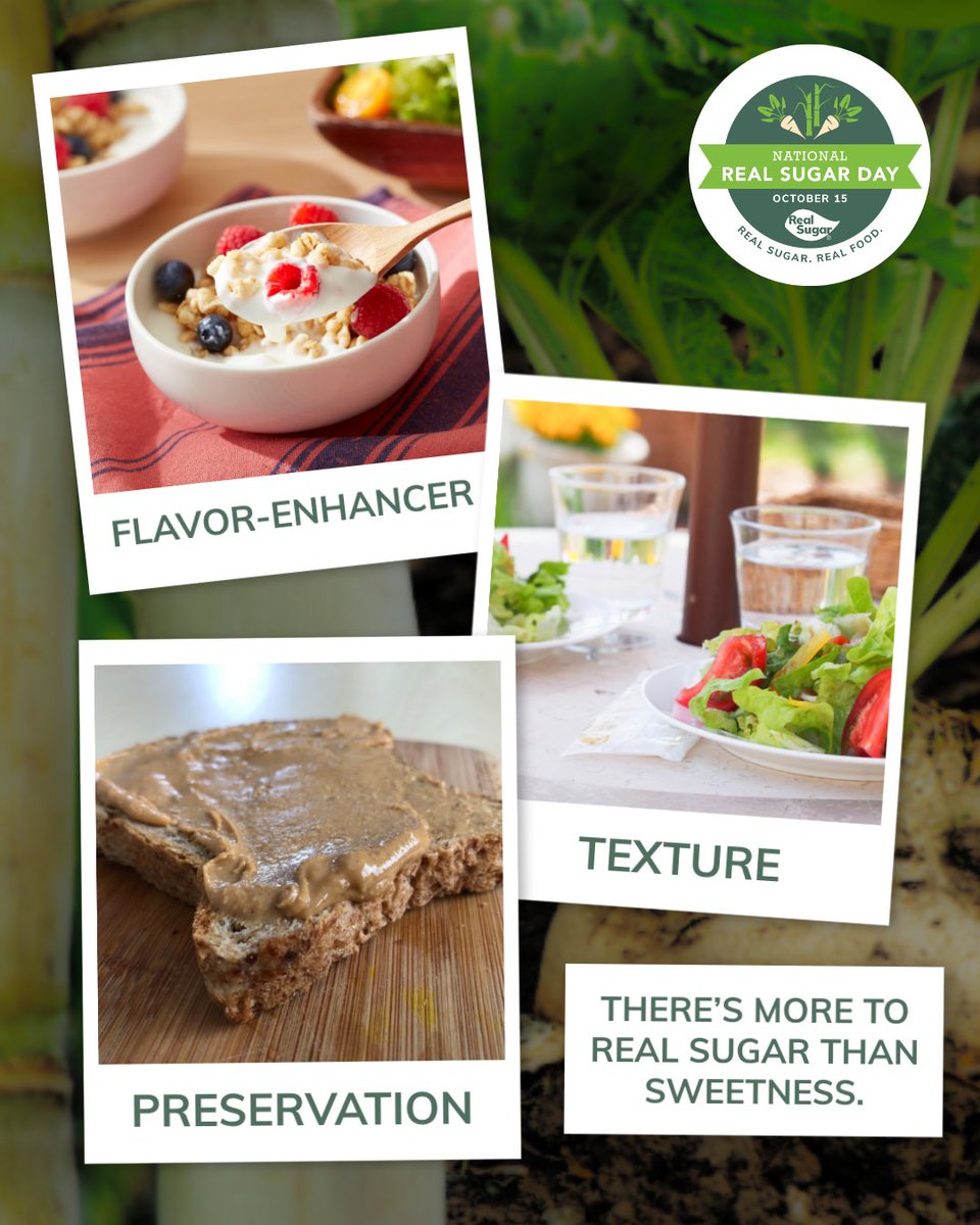 MDFCoop's tweet photo. Real sugar plays many important roles in real food beyond sweetness, like helping bread rise and stay fresh! 🍞​

Celebrate real sugar's roles in real food on Oct 15 🎉 #NationalRealSugarDay #RealSugarRealFood https://t.co/1doDMbgKWf