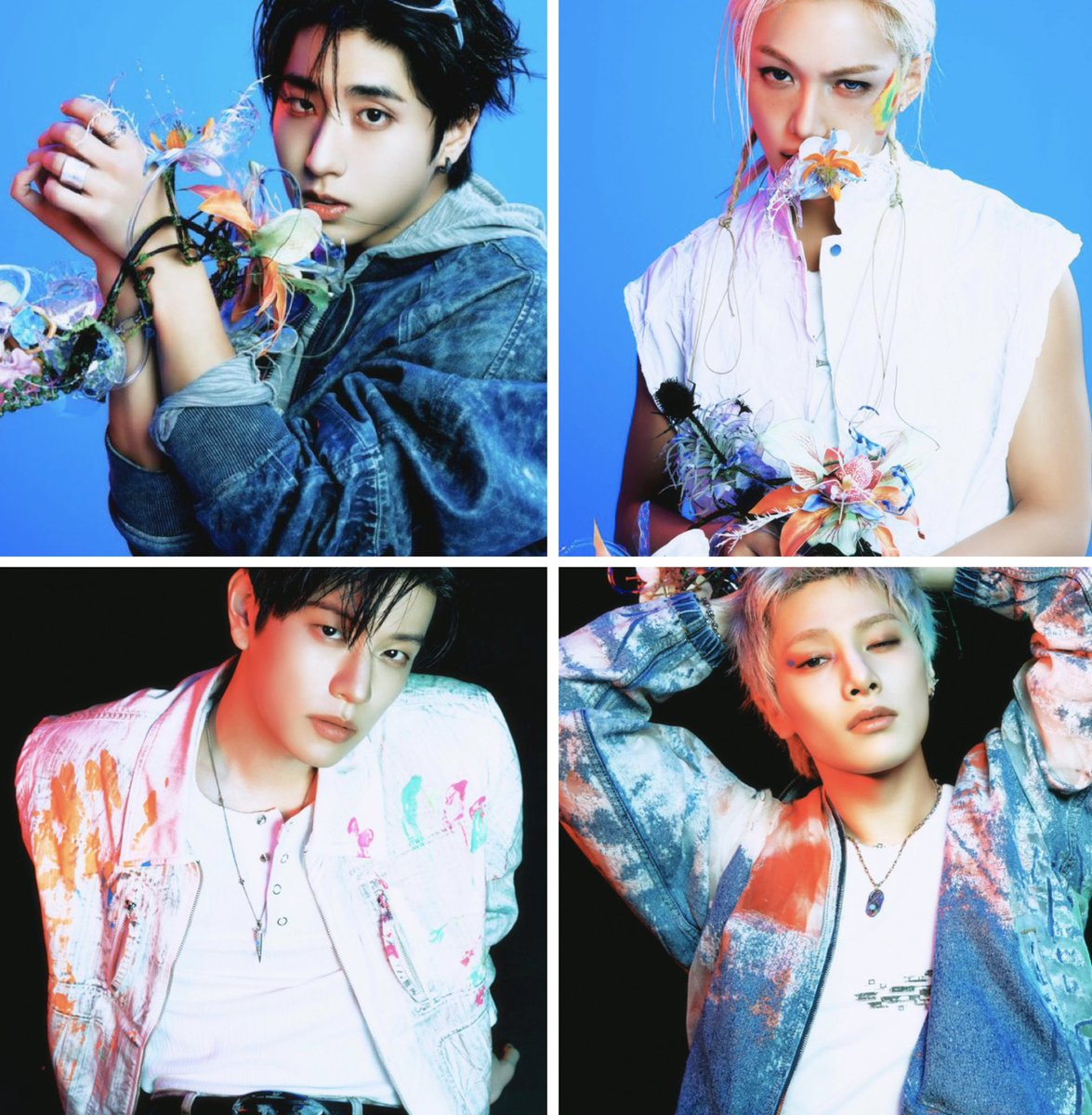 mooizers's tweet photo. so like... did the hyung line tie up the maknae line? https://t.co/droHSYG3yt