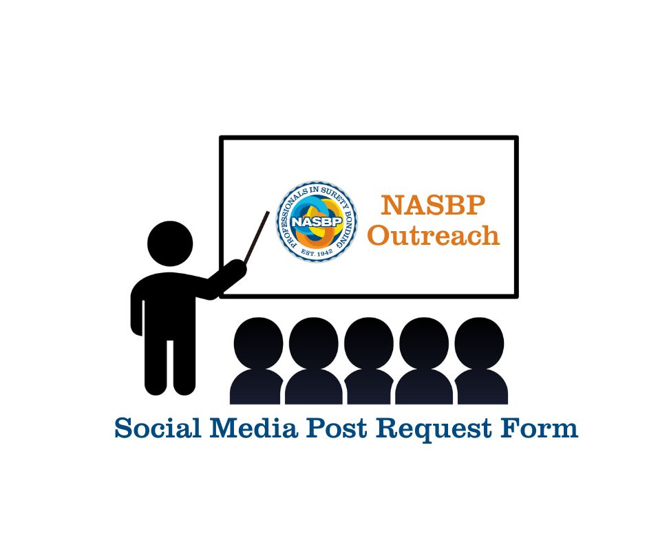 nasbp's tweet photo. 📣 NASBP Bond Producers! Let us know if you have an upcoming presentation to a contractors' group, public officials, or other group. Share details via this online, fillable form and NASBP will announce your presentation on #NASBP's social media channels. https://t.co/iHGe6oq9NC https://t.co/3XLhyzunMa