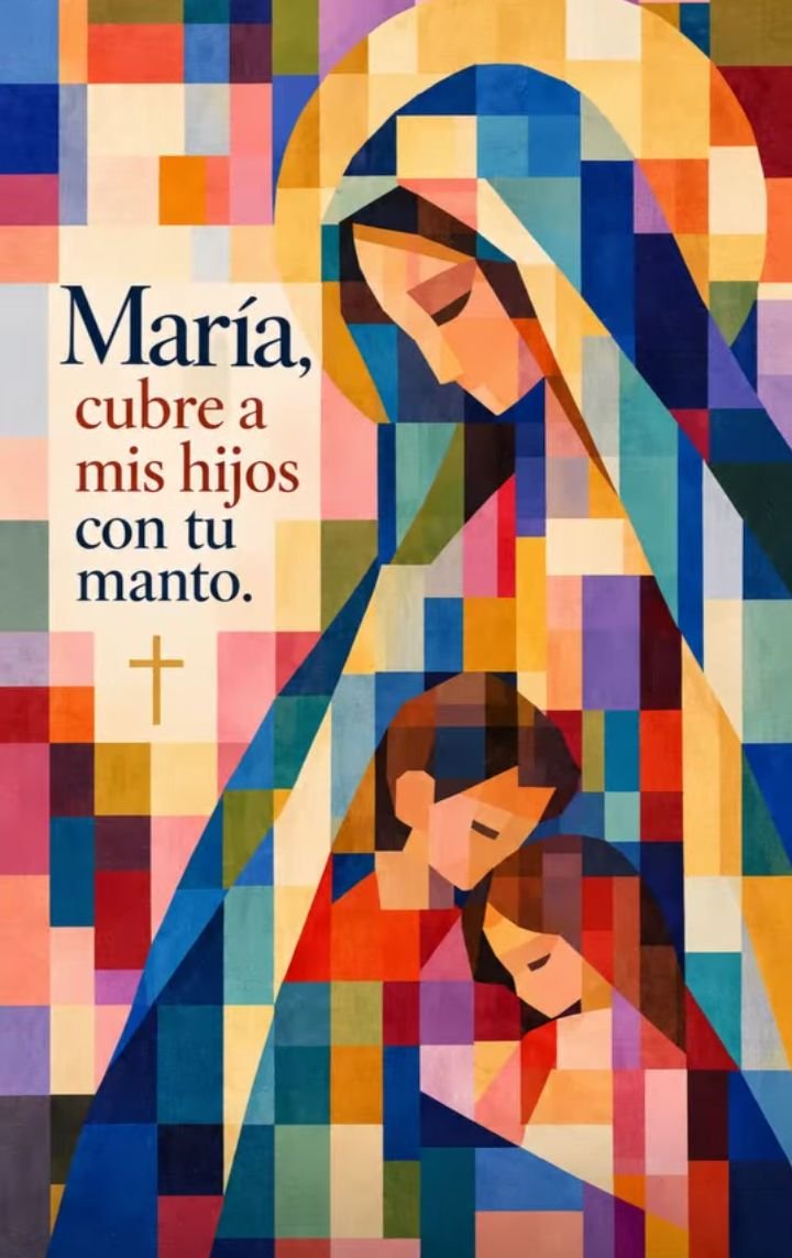 chavez79805's tweet photo. Dios te salve, María 
llena eres de gracia;
el Señor es contigo.
Bendita Tú eres 
entre todas las mujeres,
y bendito es el fruto de tu vientre, Jesús. 
Santa María, 
Madre de Dios,
ruega por nosotros, pecadores,
ahora y en la hora de nuestra muerte. 

Oremos por nuestros hijos 🤲 https://t.co/ctkXu75Tyd