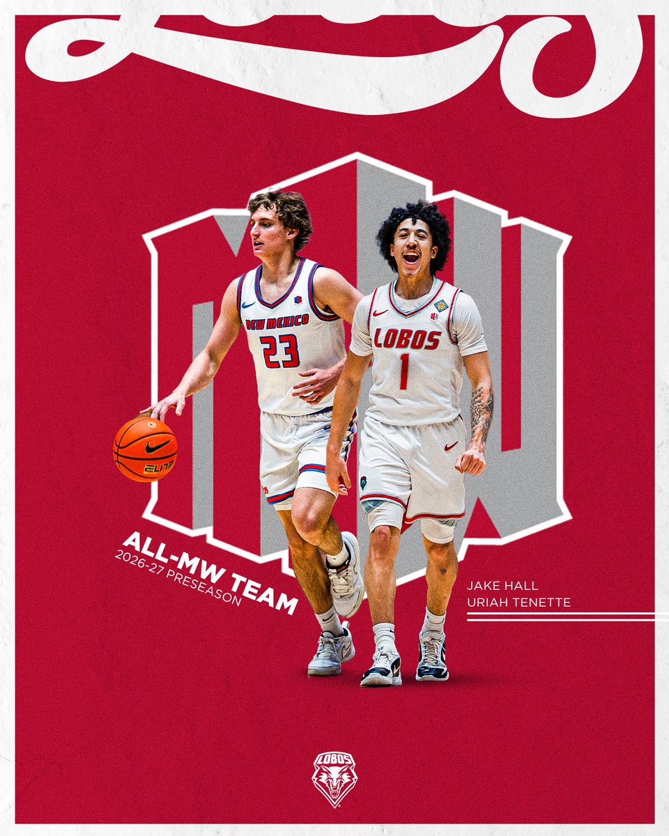 UNMLoboMBB's tweet photo. The sophomores earning preseason All-@MountainWest honors! #GoLobos https://t.co/0KldOe2Hh7