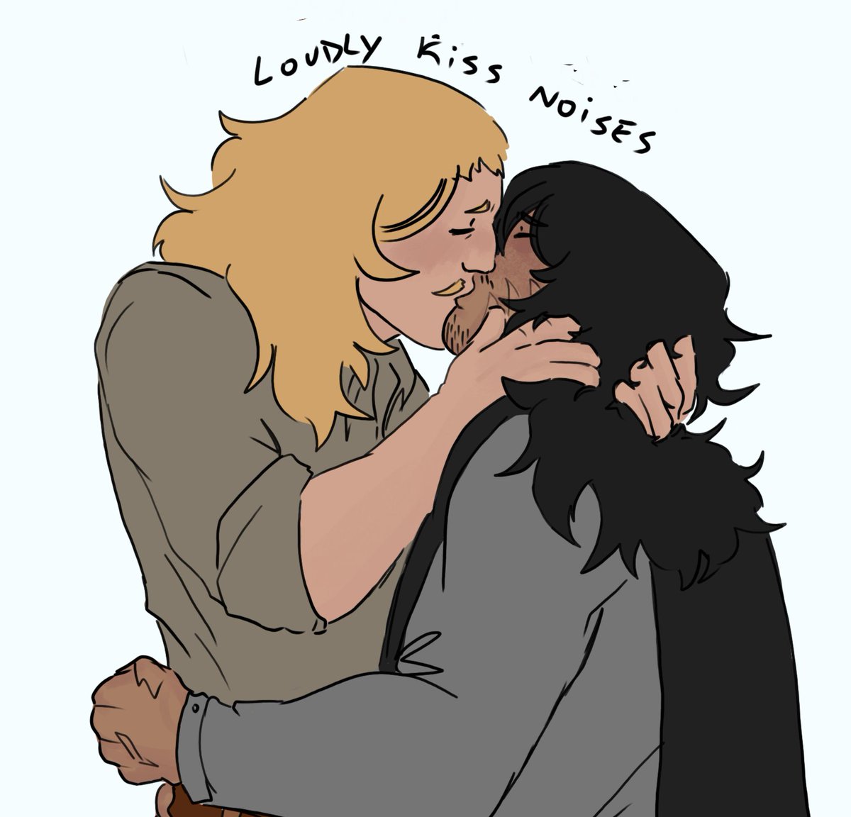estiaz_CAT's tweet photo. Erasermic but it's a cowboy au and they are kissing #erasermic #fanart #bnha #fanart https://t.co/VEbQzLJISJ