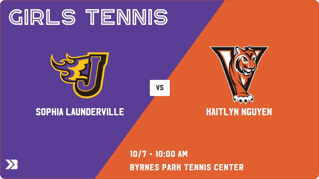 vhstigers's tweet photo. Girls Tennis (Varsity) Game Day! - Check out the event preview for the The Valley Tigers vs The Johnston Dragons. It starts at 10:00 AM and is at Byrnes Park Tennis Center. https://t.co/iuX6WnMGtG