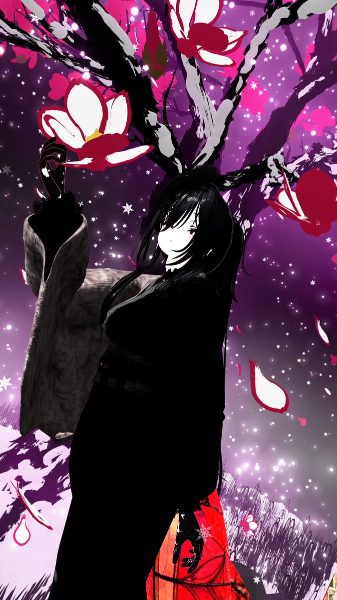 chanoma_vrc's tweet photo. 雪のように冷たい瞳をした彼女は、しかし、華のように笑ってみせた。

#VRChat  #rurune3D https://t.co/lmdvZDLAXO