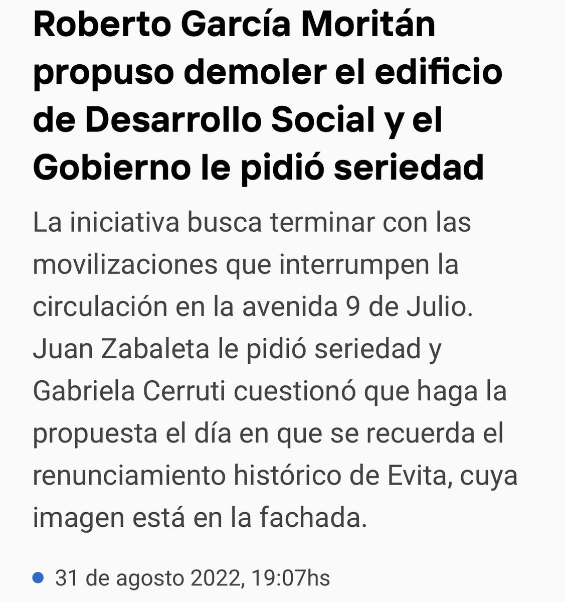 teloresumo's tweet photo. @Robergmoritan Hace mas de cuatro años que tu enemigo número uno es un edificio Roberto https://t.co/3brS2yIOlI