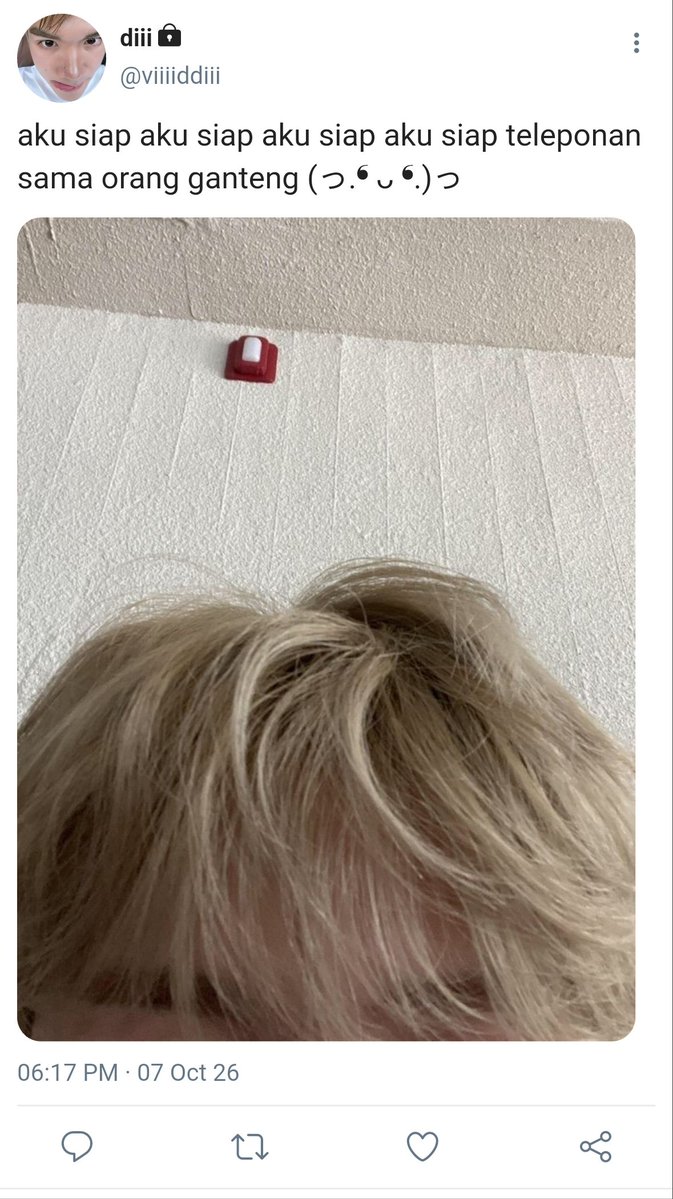 onyourbryn's tweet photo. — #geminifourth few tweet au 

day 2 blonde menolak LDR https://t.co/byQTv1KziZ