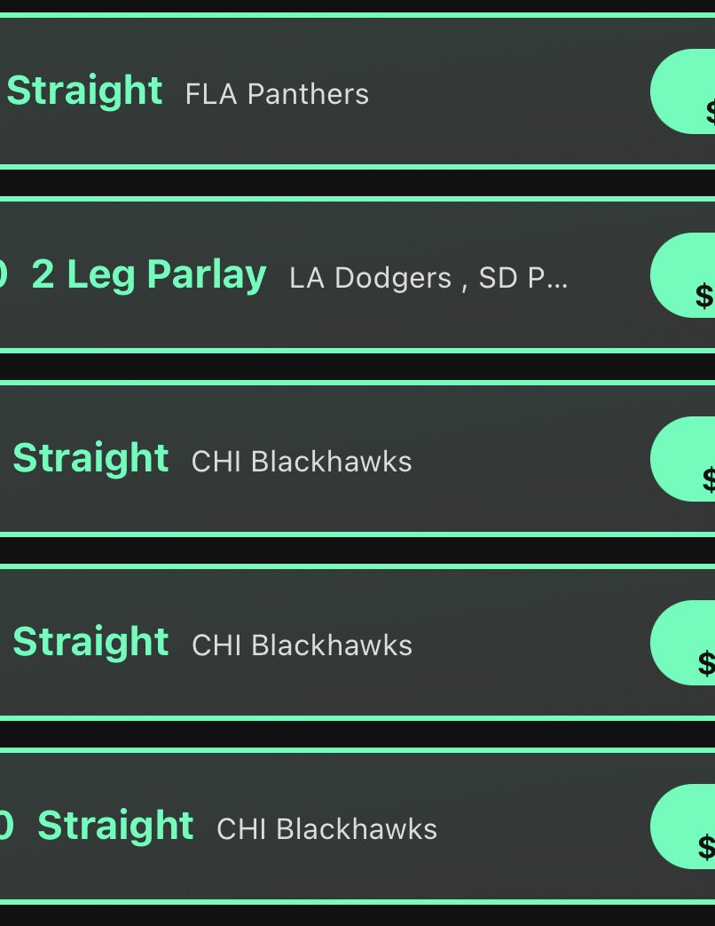 CDhockeybets's tweet photo. Another banger of a day. My lil community is cashing some fun stuff #gambletwitter #hocketbets #nhl #mlb #juicereel https://t.co/wf83pydYZH
