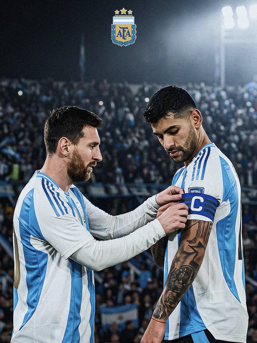 atletienglish's tweet photo. Cuti inherited the captain’s armband 🇦🇷

Congratulations on your career with the @AFASeleccionEN, Leo 👏 https://t.co/7DrfcgNpqf