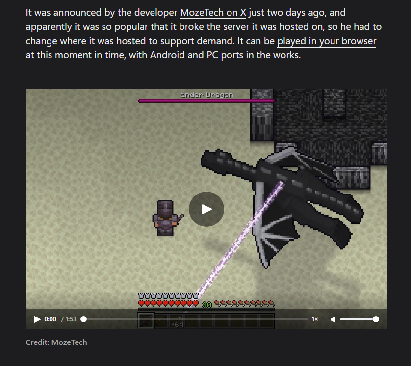 BrianDevoor's tweet photo. PLAY POKEMON ON X.

This dev developed "PokeCraft" and its going VIRAL.

Its literally a Minecraft x Pokemon collab which combies both games.

Watch the video below, its INSANE.

He is looking for Sponsors & I found his Github:
https://t.co/Dp9B0w2mHQ

https://t.co/MbvRvpp2cj

https://t.co/q51rL9hhTD