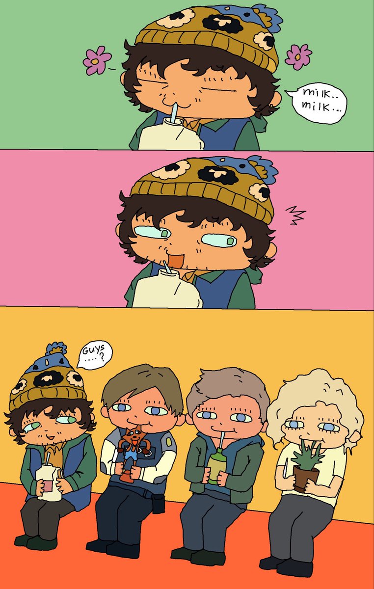 lofirnoel's tweet photo. This funny scene was stuck in my head so I just had to draw it lmao
#ResidentEvilㅤ https://t.co/8tCzZa8FMZ