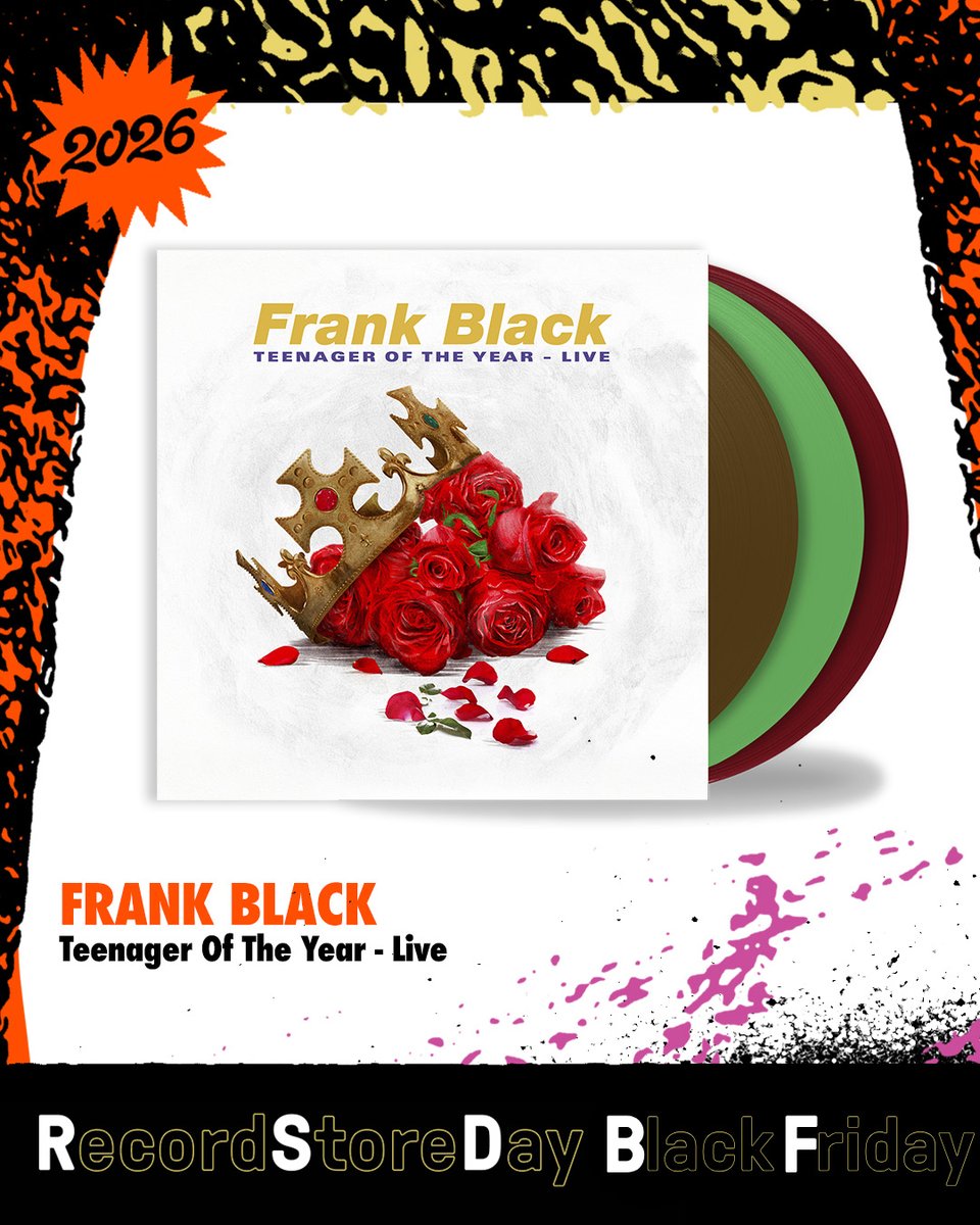 DemonMusicGroup's tweet photo. 💿 #RecordStoreDay #BlackFriday 2026💿
Record Store Day Black Friday returns on Friday 27th November.
Support your local indie record store with limited edition releases from Frank Black, Fischerspooner, Ritchie Blackmore's Rainbow, Labi Siffre and Doctor Who! #RSDBF https://t.co/0ekWJLkCkV