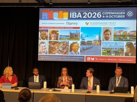 4PBFamilyLaw's tweet photo. Andrew Powell KC took to the stage at the International Bar Association Conference in Copenhagen, speaking on the panel “LGBTQI+ Families and Parenthood: Rights, Risks and Recognition.”

The panel explored some of the legal challenges LGBTQI+ families can face when becoming parents, including international approaches to surrogacy, the rights of the “second parent”, and the different ways in which jurisdictions recognise and protect LGBTQI+ families.

Andrew joined fellow panellists Professor Marta Cenini, Brett McGrath and Rich Harris for a discussion that highlighted the differing approaches across jurisdictions and the complex issues that can arise when families cross borders. The session was chaired by Rosie Schumm.

#FamilyLaw #ChildrenLaw #Surrogacy #ModernFamilies @Andrew_Powell1