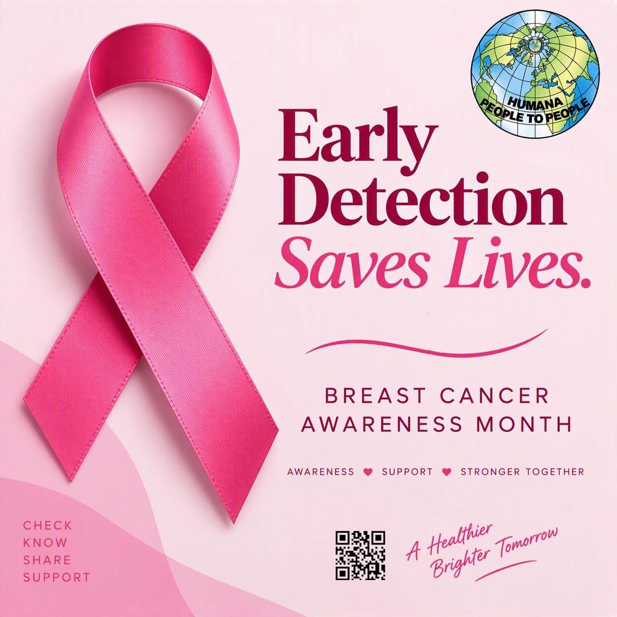 HumanaSA's tweet photo. Pink isn’t just a colour this month, it’s a reminder that early detection saves lives. 1 in 8 women will face a breast cancer diagnosis in their lifetime. But when caught early, the survival rate is over 90% #cancerawarenessmonth https://t.co/LVSt70GD7d