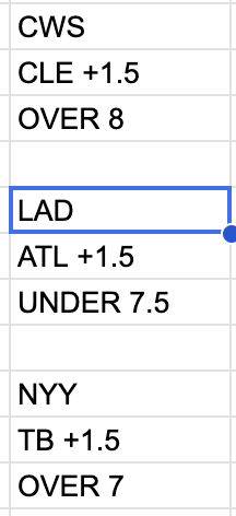 sprtsbettingpix's tweet photo. Oct 7 2026 #MLB Predictions attached

#MLBFreePick: LAD (-152)

MLB ML 2026 Predictions: 1271-1018

MLB ML 2026 Picks: 209-190

See MLB Model Predictions here: https://t.co/BukQvoIoAM https://t.co/FS1MvK4Tr8