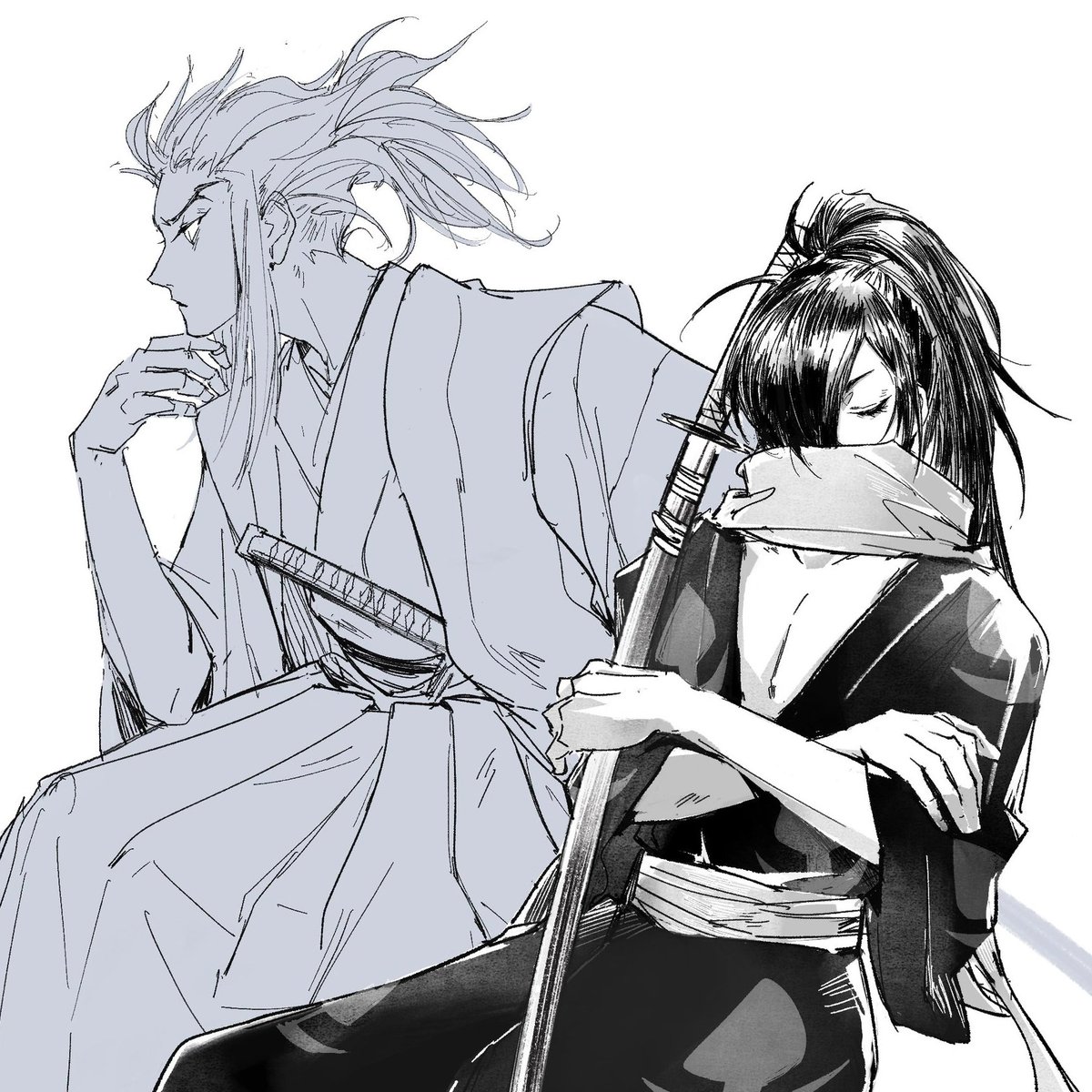 Bluezooms's tweet photo. 啊，画成了20岁+的样子 https://t.co/do5u70jzRe