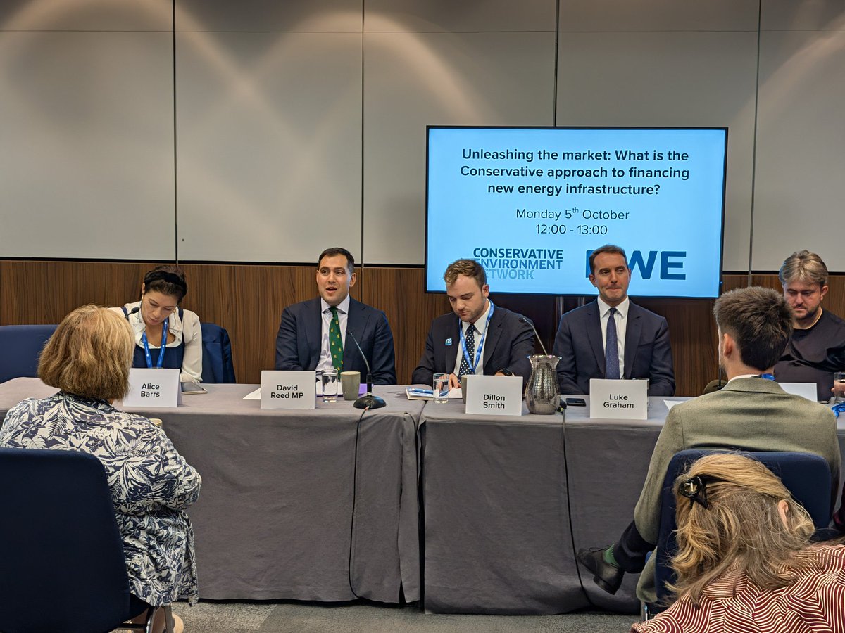 DavidReedMP's tweet photo. And that’s a wrap on Conservative Party Conference 2026! 🔵🇬🇧🔵

After a jam-packed few days, I’m leaving Conference feeling genuinely optimistic about the direction of our Party.

It really feels like we’ve turned a corner. Ideas are flowing, there’s renewed energy, and we’re developing sensible, properly funded policies that reward hard work and contribution while protecting our national interest.

Kemi was on fire today- a confident and powerful speech that’s well worth a watch!

It’s been great to play my part too, speaking on panels covering defence, foreign affairs, energy and national resilience, as well as the opportunities and challenges presented by new technologies like AI.

I’ve also really valued meeting friends and allies from around the world to discuss how we can work together to strengthen our security and deliver shared prosperity.

Plenty of work ahead, but lots to be positive about. Onwards! 🔵🇬🇧🔵