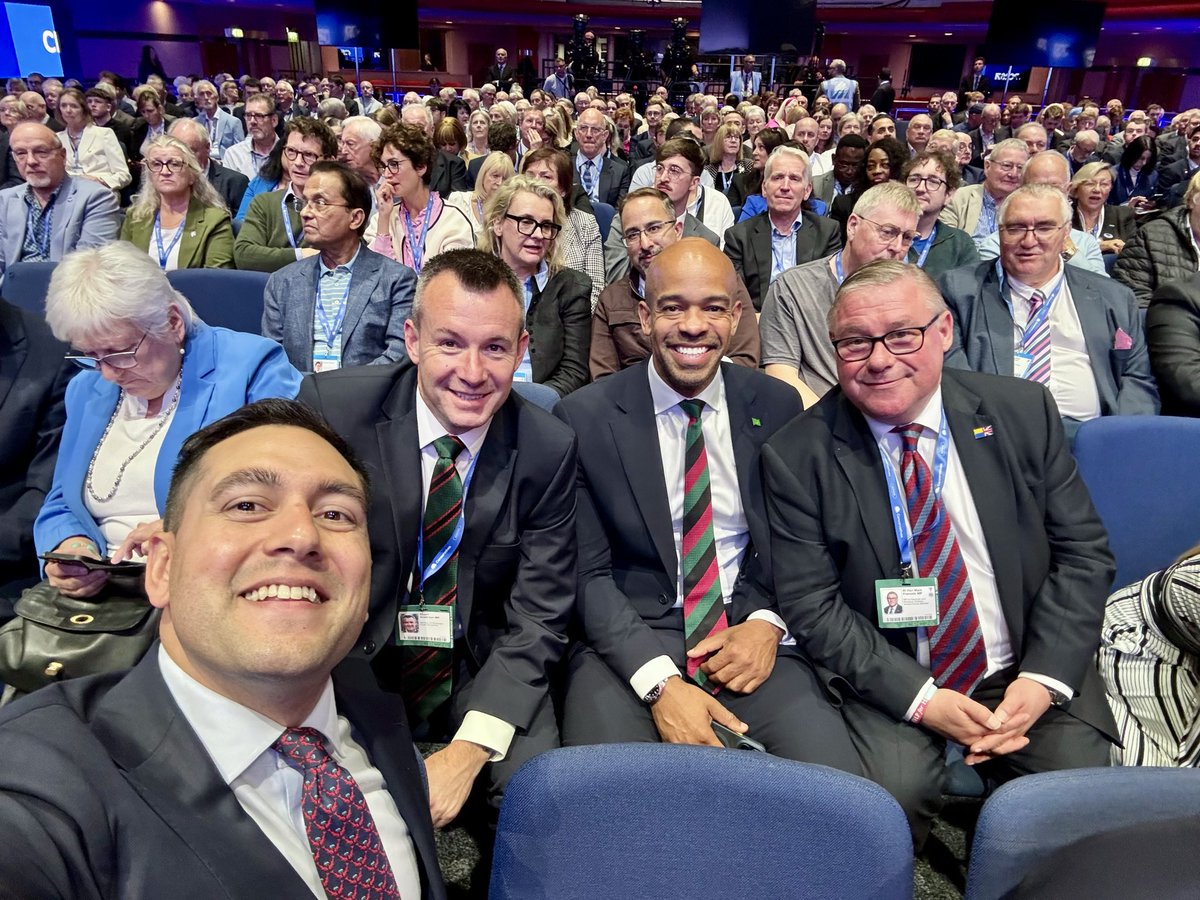DavidReedMP's tweet photo. And that’s a wrap on Conservative Party Conference 2026! 🔵🇬🇧🔵

After a jam-packed few days, I’m leaving Conference feeling genuinely optimistic about the direction of our Party.

It really feels like we’ve turned a corner. Ideas are flowing, there’s renewed energy, and we’re developing sensible, properly funded policies that reward hard work and contribution while protecting our national interest.

Kemi was on fire today- a confident and powerful speech that’s well worth a watch!

It’s been great to play my part too, speaking on panels covering defence, foreign affairs, energy and national resilience, as well as the opportunities and challenges presented by new technologies like AI.

I’ve also really valued meeting friends and allies from around the world to discuss how we can work together to strengthen our security and deliver shared prosperity.

Plenty of work ahead, but lots to be positive about. Onwards! 🔵🇬🇧🔵