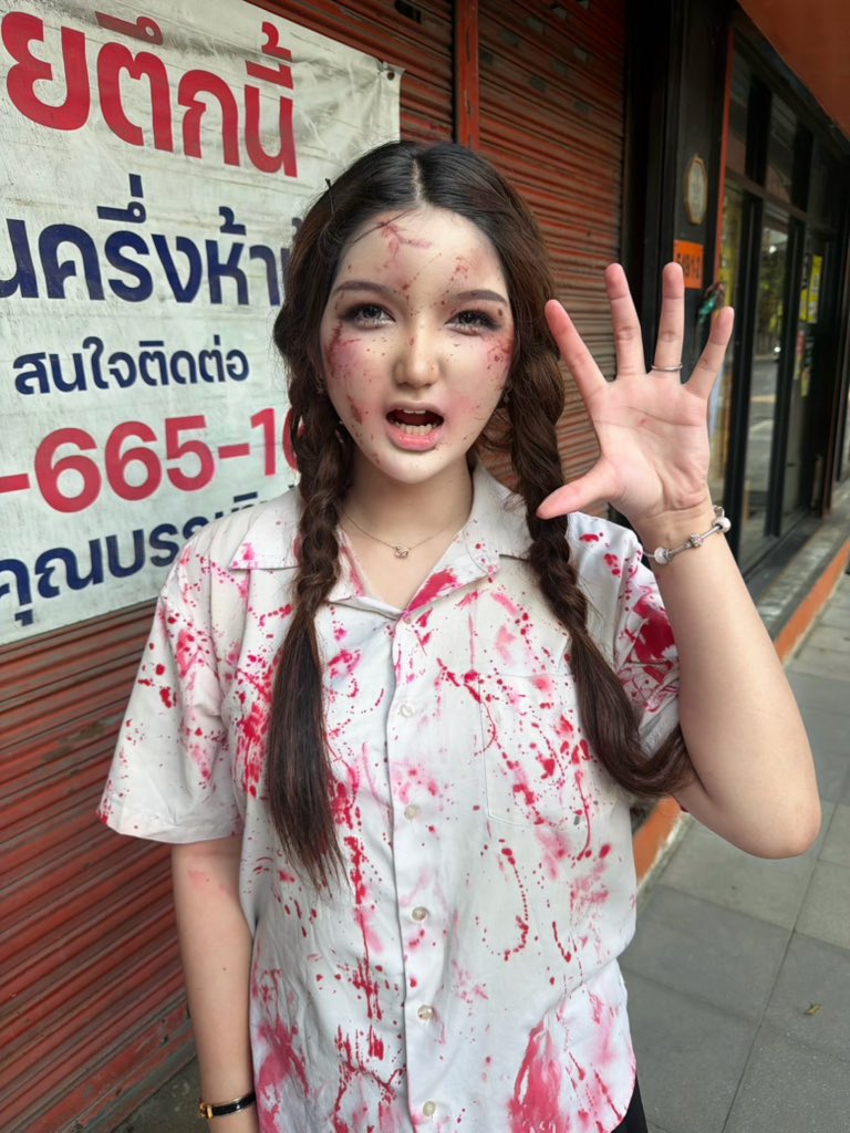 oshikaa1's tweet photo. ขอไปหลอกได้มั้ย🧟 https://t.co/RB5bIemu2z