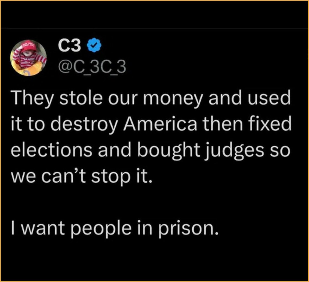 gaye_gallops's tweet photo. 🇺🇸♦️THE ROOTIN TOOTIN TRUTH♦️🇺🇸

Grab The Cuffs And Sling Them All In Jail.

Without Prosecutions We Have No Laws

THAT ARE ACTUALLY BEING ENFORCED!

Digest that cold hard fact…. https://t.co/R13eGTo3RR
