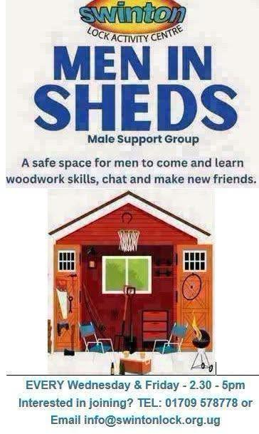 Stag_RosePPG's tweet photo. #friday with @LockSwinton - @UKMensSheds

#mentalhealthawareness #mensmentalhealth #itsokaynottobeokay

🗓️Wednesday 2.30 -5pm - Dun St, Swinton, S64 8AN

➕Friday

A great community men's group, learn new skills, chat over a brew, make new friends - #youmatter #alwaysandforever https://t.co/CKq39sUj2c