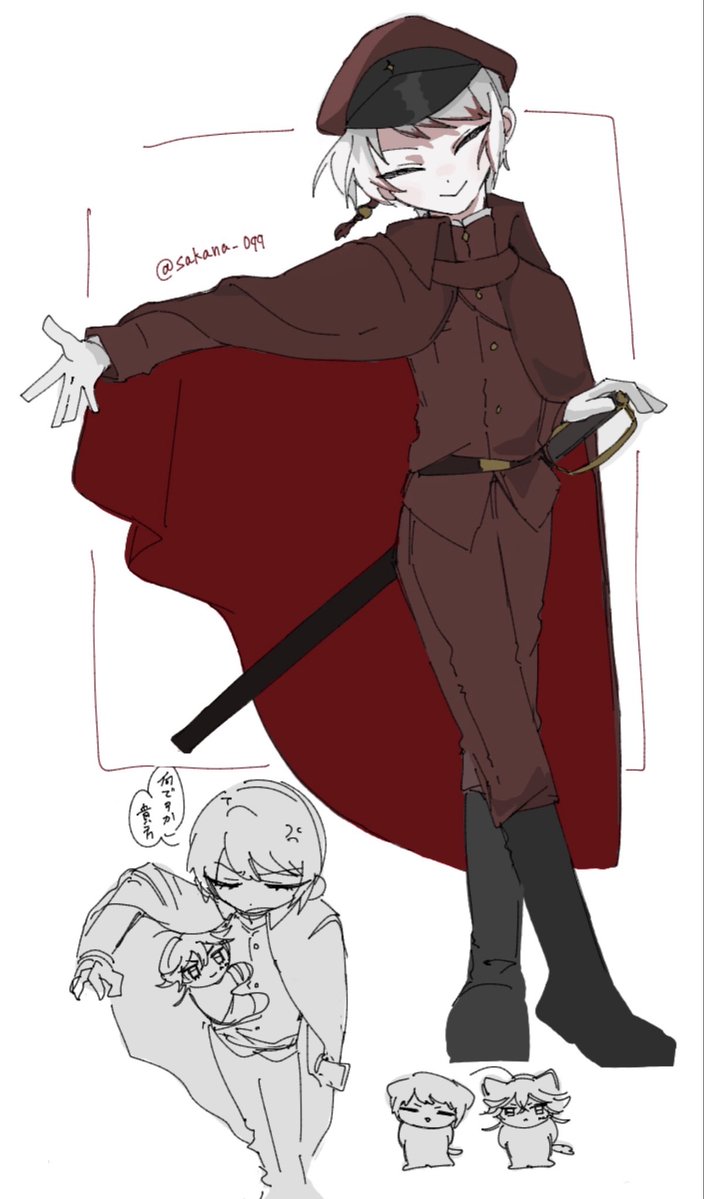sakana_0qq's tweet photo. この等身が得意 https://t.co/yyykbbQuEm