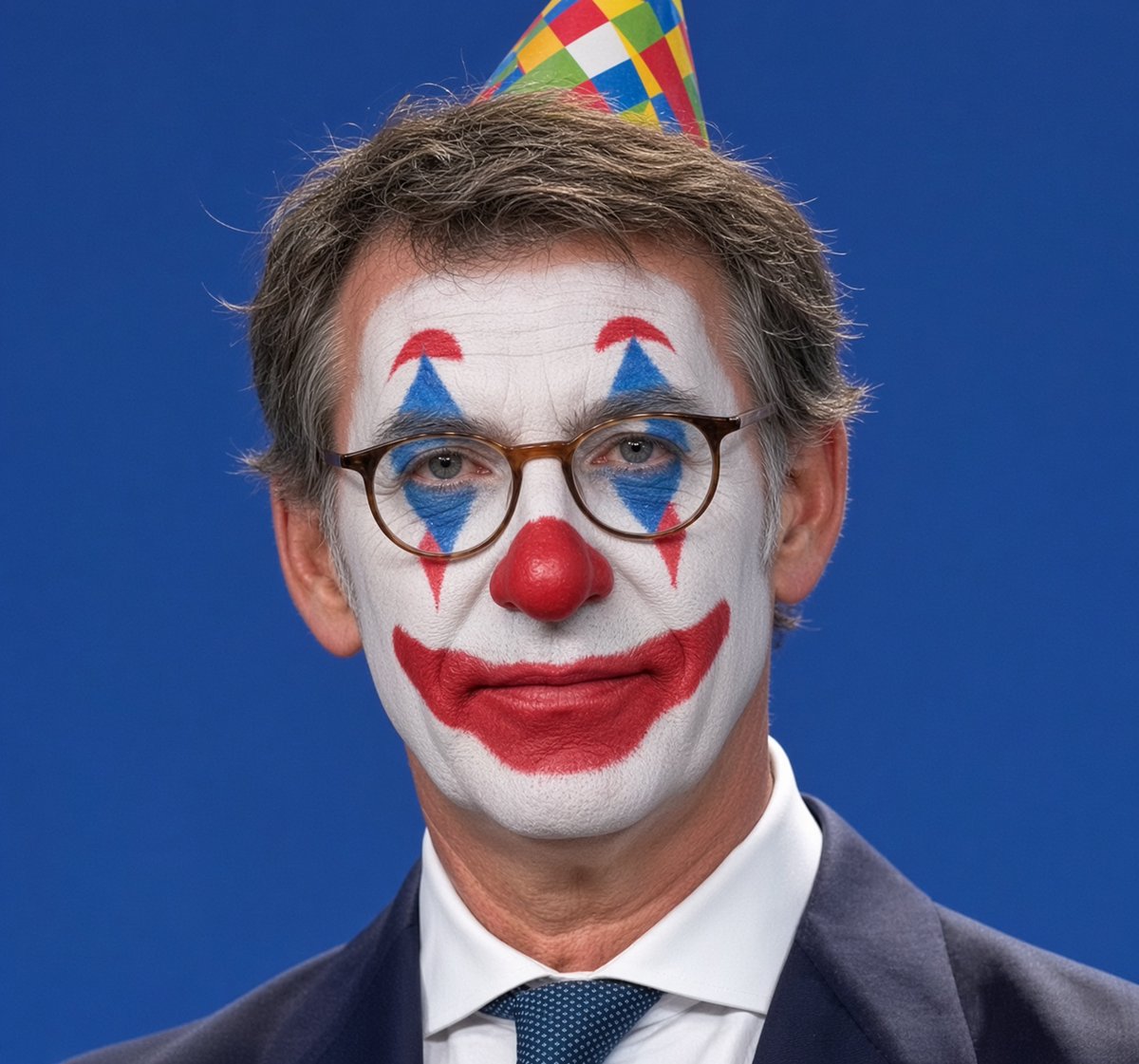 ramixgz's tweet photo. @eldiarioes 😂😂😂😂😂 O mamarracho leva tres anos en campaña!! 🤡 #PartidoPodre #MafiaPP #PPmata https://t.co/ofWAFnxW5u