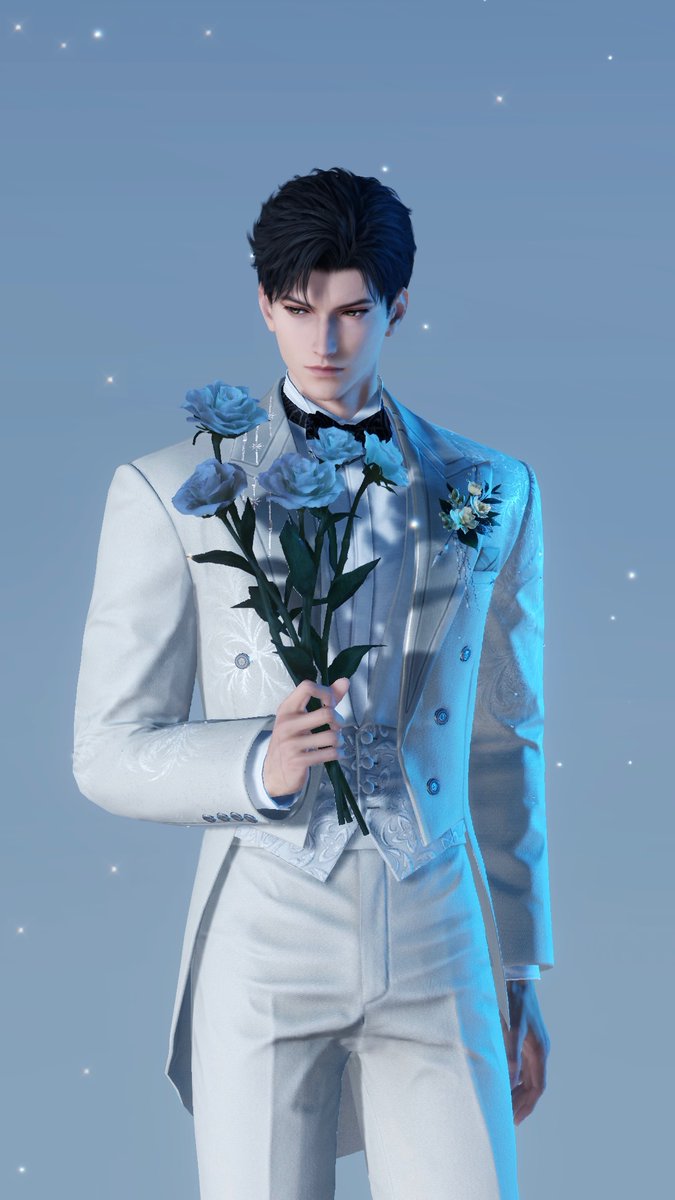 PhuongPhuong_15's tweet photo. Slick back Zayne is so manhwa character coded 🥺🩵 https://t.co/p8DnZQ9s8N