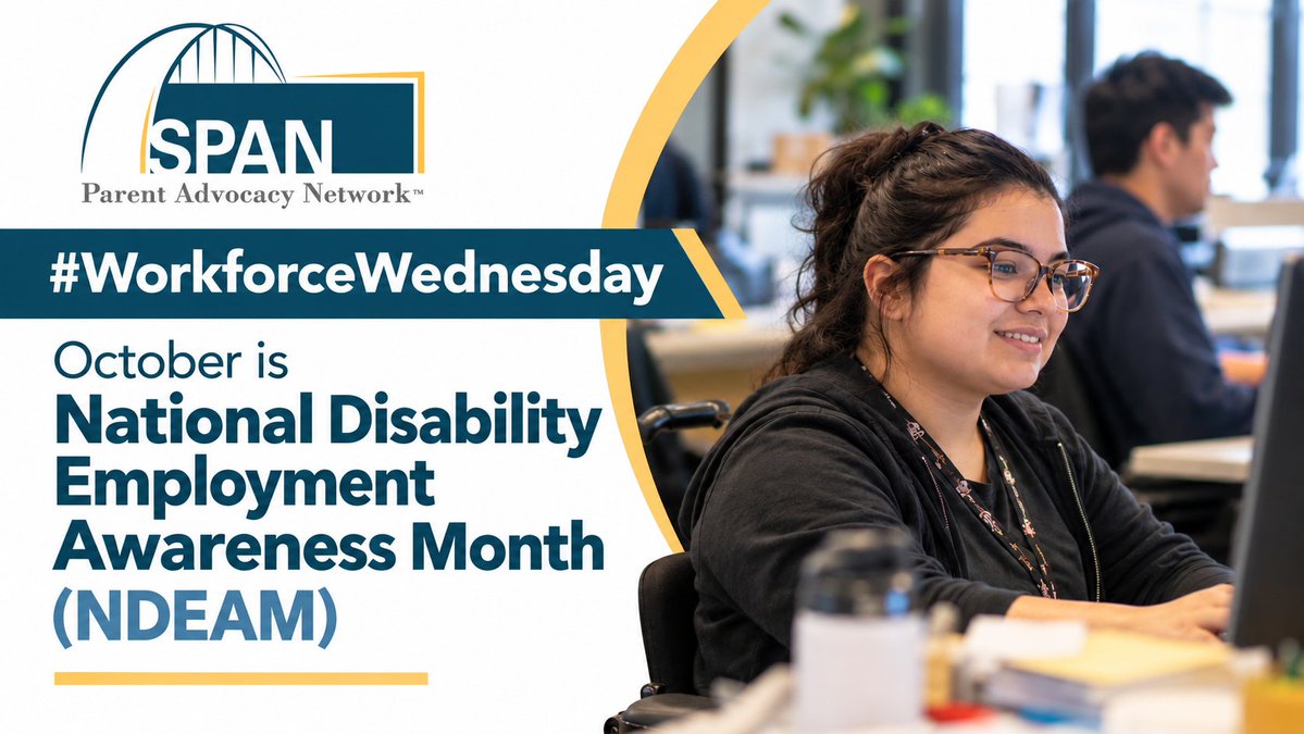 RaiseCenter's tweet photo. Talent deserves opportunity! This October, we celebrate workers with disabilities and support young people exploring careers and building skills for the future.

🎥 Watch: https://t.co/H90s7gw7D0

#WorkforceWednesday #NDEAM #YETIRAISE https://t.co/KRsNlrx0Fw