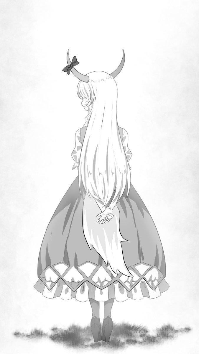 BunnyRestInRain's tweet photo. Were-hakutaku has a very long lifespan, but not forever. https://t.co/wHeALxMI30