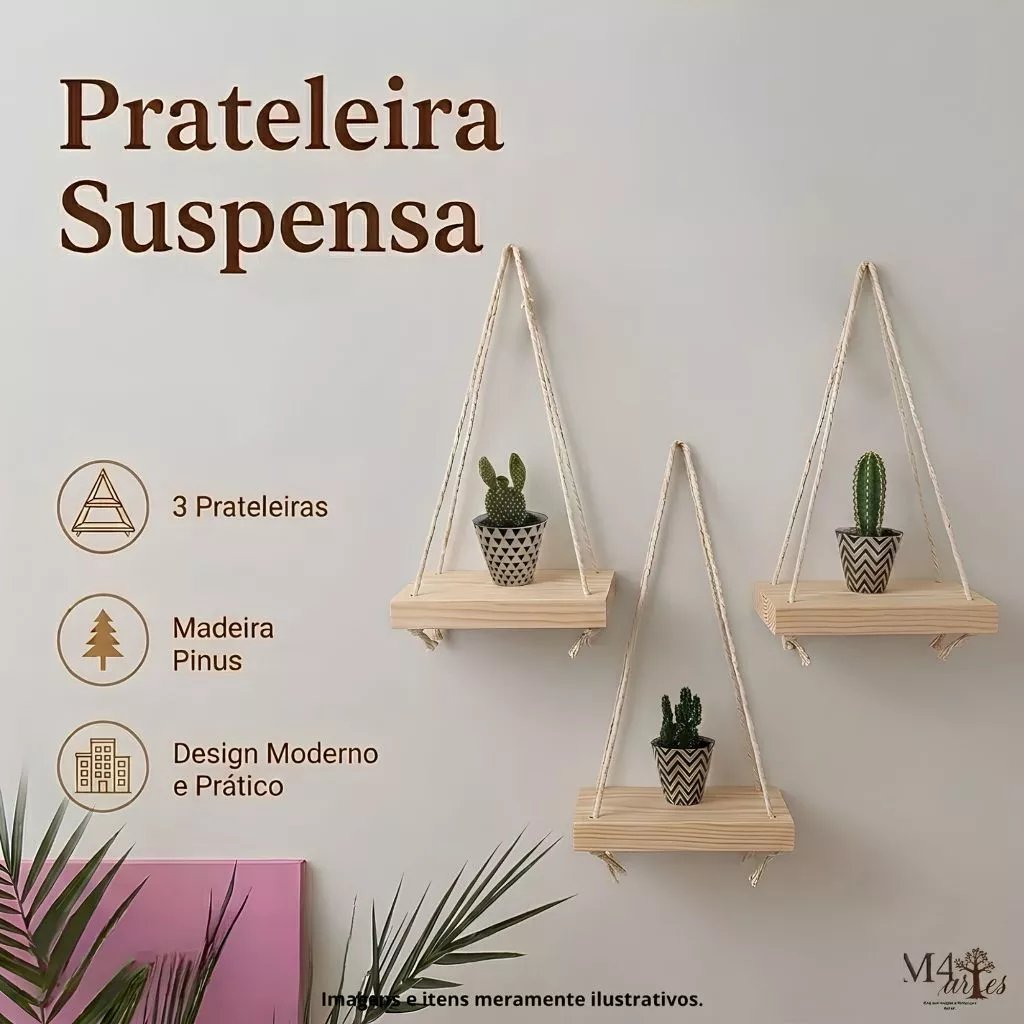 incentival's tweet photo. 🤎✨ Essa prateleira suspensa deixa qualquer cantinho mais   charmoso e organizado! Já quero no meu quarto. 🏠

    https://t.co/KmeLddkcLL https://t.co/tmWw9iOHb2