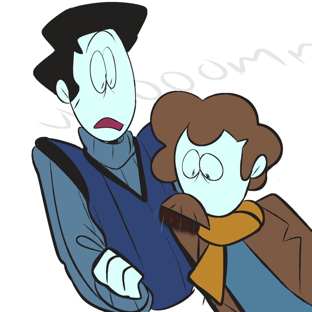 LucidBlanket's tweet photo. I did this with another fandom but i had to take the opportunity 
#spookymonthfanart #spookymonth https://t.co/iKEBy6mbqR