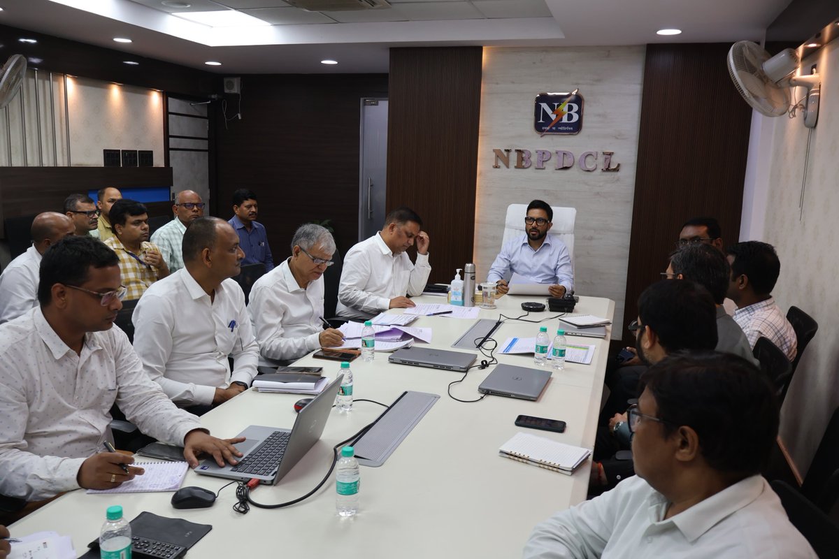 SEVA_NBPDCL's tweet photo. आज, दिनांक 07 अक्टूबर 2026 को NBPDCL के MD श्री राहुल कुमार (IAS) द्वारा बिहार स्टेट पावर होल्डिंग कंपनी लिमिटेड एवं उसकी अनुषंगी कंपनियों के लिए विकसित किए जा रहे Cybersecurity Operation Center (C-SOC) एवं Fixed Asset Register (FAR) Software की प्रगति ��ी समीक्षा की गई। (1/4) https://t.co/PZtfVmhC3n