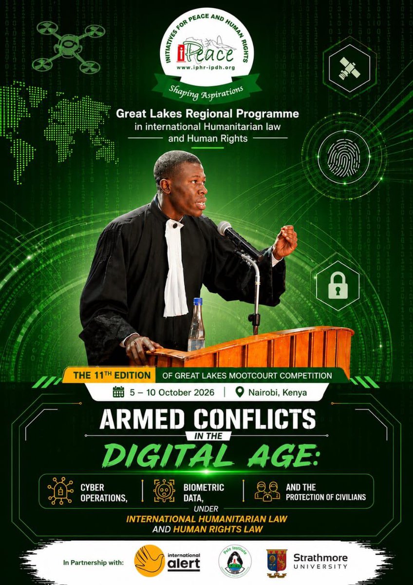iPeace_GL's tweet photo. #HappeningNow 

The Anglophone Circuit Grand Final is set! Strathmore University, as the Prosecution, will face Tom Mboya University (@TMU_Kenya), representing the Defence. 

@StrathU reaches its third consecutive final!

#GLRTP2026 #PRFGL2026 #IHL #HumanRights #MootCourt https://t.co/llwIQ7AiEa
