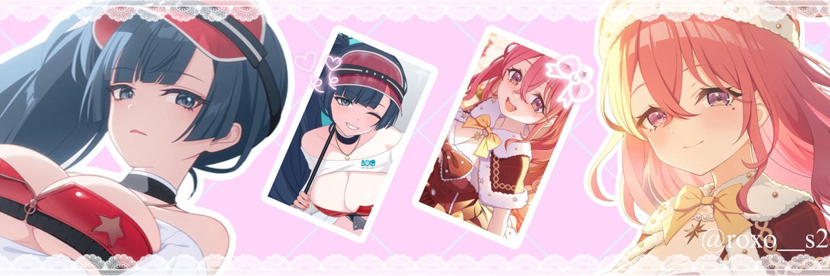 roxo__s2's tweet photo. マブガルの推し2人のヘッダー作ってみました➰🎶
アイコンも変えようかな💭 https://t.co/c08IVZkz8q