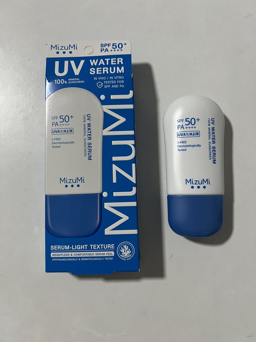 blissthing's tweet photo. ส่งต่อ MizuMi UV WATER SERUM 
ขนาด 40g
1 ขวดยังไม่แกะ + 1 ขวดแกะลองใช้ไป1ครั้ง

แพคคู่  480.-
🛵 ส่งฟรี 
หรือซื้อแยก dm มาได้ค่าา
#ส่งต่อสกินแคร์ #ส่งต่อเครื่องสำอาง #ส่งต่อเครื่องสำอางค์ #ส่งต่อครีมกันแดด #ช็อปช่วยติ่ง #ส่งต่อครีม #mizumi #ส่งต่อmizumi #ครีมกันแดด https://t.co/31c6I2zdMI