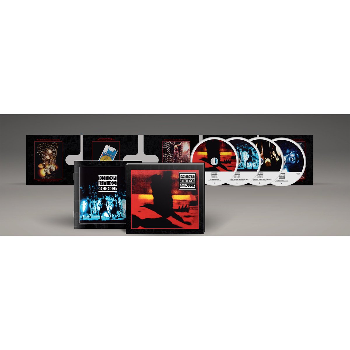 CyberNoise's tweet photo. Test Department @Test_Dept / Brith Gof to reissue 'Gododdin' album as remastered vinyl LP and expanded 3xCD+DVD / Digital set on 04/12/2026 via @artoffact https://t.co/CIGZWVCjvo —> copies with SIGNED postcard available from @lexermusic in the UK https://t.co/UERrnJrFVx https://t.co/tdJYsriIg7