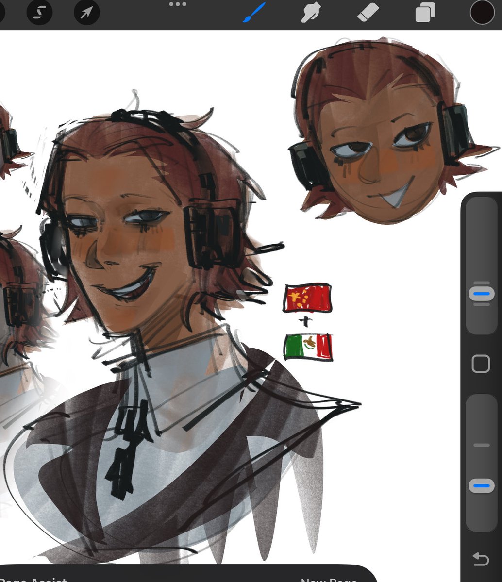 buggirllover's tweet photo. My compromise with this design is that I give them a normal skin tone when their glasses come off. #forsaken #chance https://t.co/6rnHLUXutA