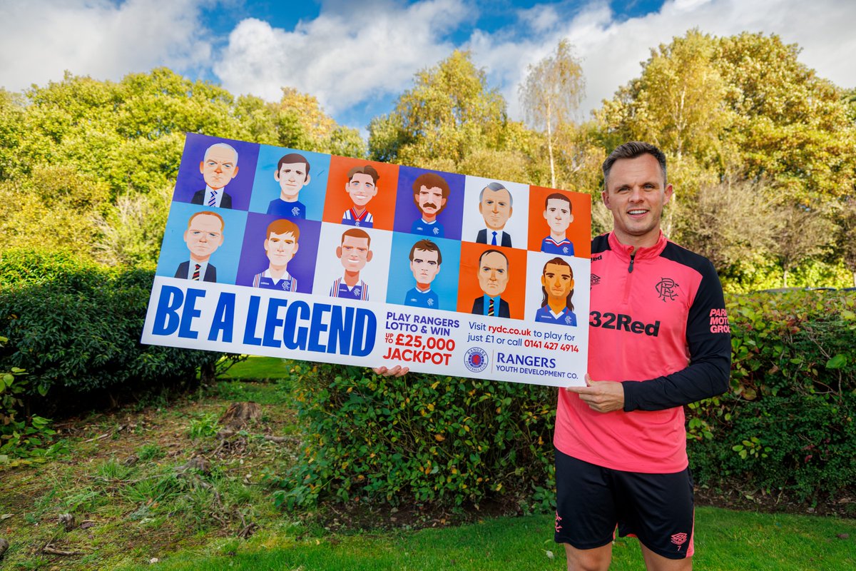 rfc_rydc's tweet photo. .@RangersFC Captain Lawrence Shankland joined @rfc_rydc Director of Operations @RFC_Colin at the training ground today to help promote our hugely popular Rangers Lotto product🔴⚪️🔵

Over 18s can win huge end-of-month Big Blue Jackpots of up to £25,000🙌

https://t.co/GRDu7x5SL4 https://t.co/55JrALWsRG