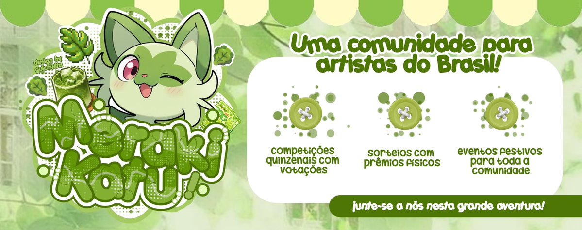 MerakiKatu's tweet photo. ㅤㅤᲘ𐑼 . link: https://t.co/oM7J4WF3VI

ㅤㅤᲘ𐑼 . Ao entrar você será calorosamente recebido por todos, e fará parte dessa, por enquanto, pequena família. Venha participar e se divirta com os membros e toda a equipe da Katu. Um cheiro, e nos vemos em breve! 𖹭ㅤ https://t.co/V9btRSUX78