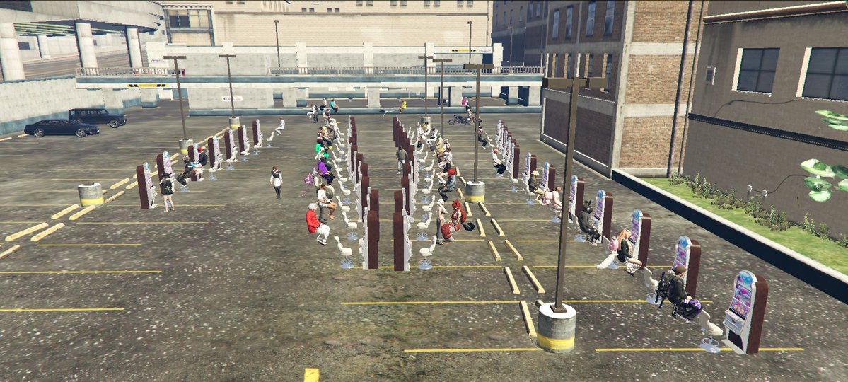 k4ihatu's tweet photo. スロットのテスター達
※10月8日6時までのテストになっております。
#亀街 #タートルシティ #FiveM #GTA5 #TurtleCity https://t.co/B6wq9P22nn