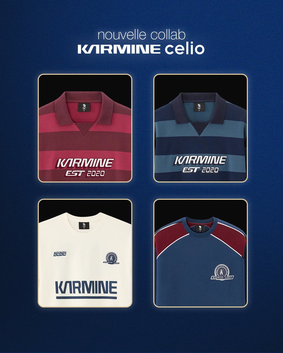 celio's tweet photo. celio x Karmine Corp : la collab est enfin dispo ! https://t.co/jWZpDWR5dR