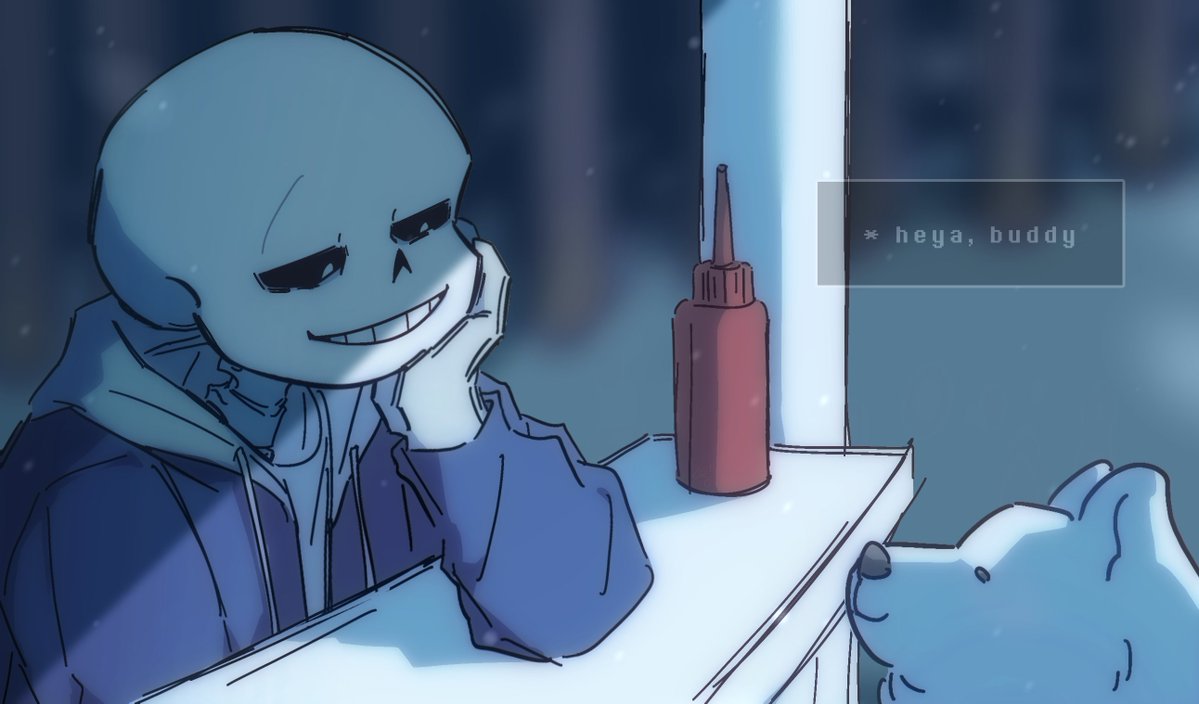 ban_chim87's tweet photo. 어라, 이게 누구야.
#UNDERTALE #sans https://t.co/1THjIUWc4R