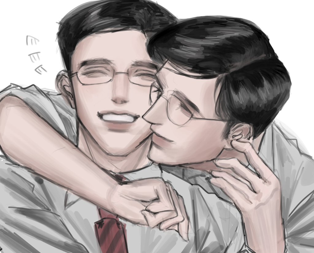 1379Sp1ral's tweet photo. 上上个月画的上每奸夫淫妇 现在还是很喜欢呢遂补档 #陈韩 https://t.co/Ru19OsUMK7