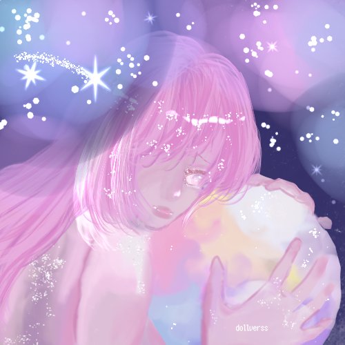 dollverss's tweet photo. showing my cyrene again bc she flopped so bad + i miss her #cyrene #hsr #cyrenehsr #hsrart #cyreneart #arttwt 🩷🪽 https://t.co/JSe8orhqy4